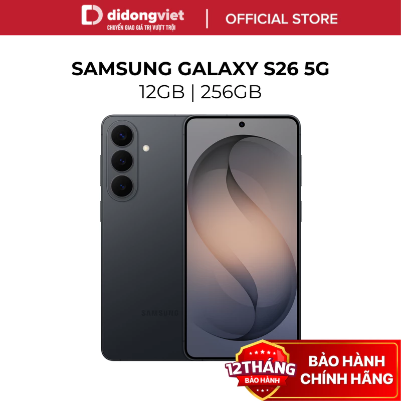 Điện Thoại Samsung Galaxy S26 5G 12GB | 256GB - Màn hình 6.3" 120Hz, Exynos 2600 - Hàng Chính Hãng — ảnh 1