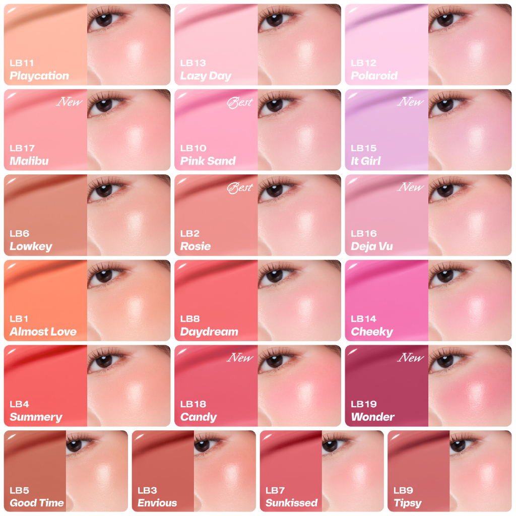 [LS] Combo Son Và Má Hồng OFÉLIA SUGARPLUM - MistyNow Blurring Tint + Lolli Liquid Blush (3.8g x 4.6g)