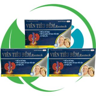 Combo 2 Hộp Viên Tiểu Đêm Roxtech Xanh Dương Vỉ - Rostex - Vinaphar - Vitamin Phục Hồi