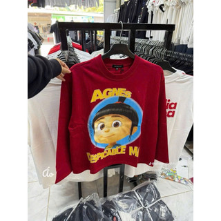 Áo thun đai tay in hình cô gái Ange