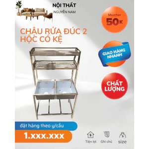 CHẬU RỬA INOX 304 (combo đầy đủ)