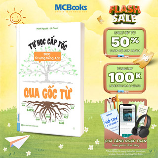 Sách - Tự Học Cấp Tốc 3000 Từ Vựng Tiếng Anh Qua Gốc Từ - MMCBOOKS Chính Hãng