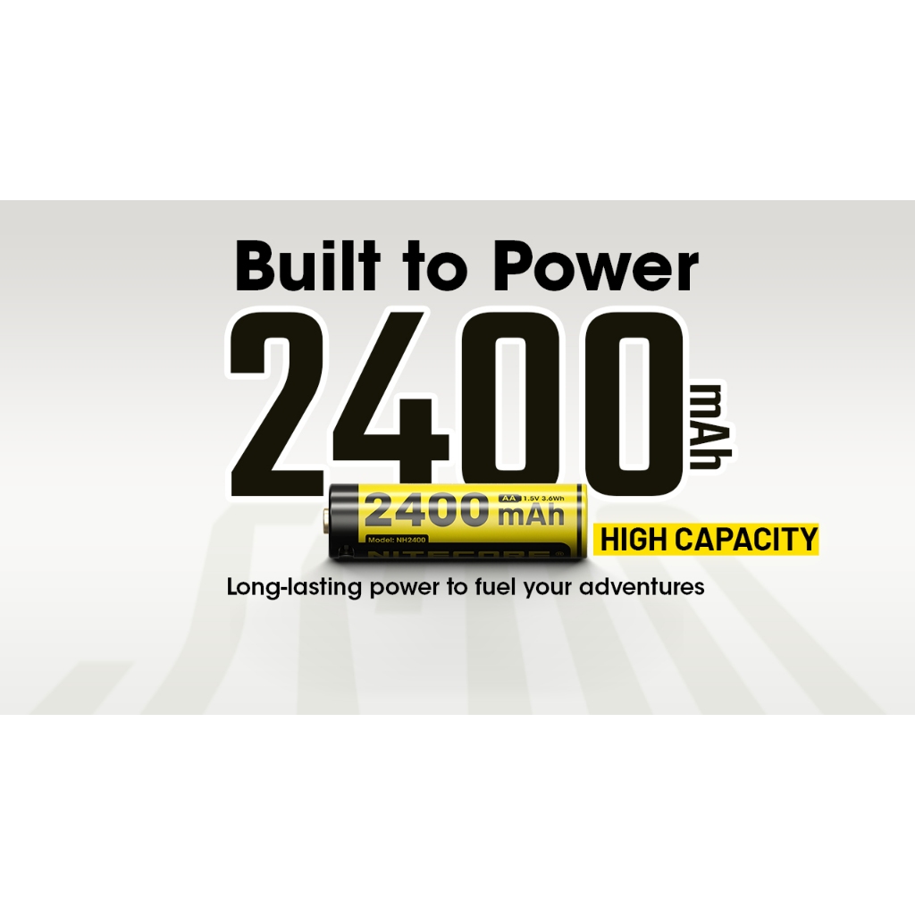 ( 01 VIÊN) PIN SẠC AA NITECORE NH2400 (cổng type C)