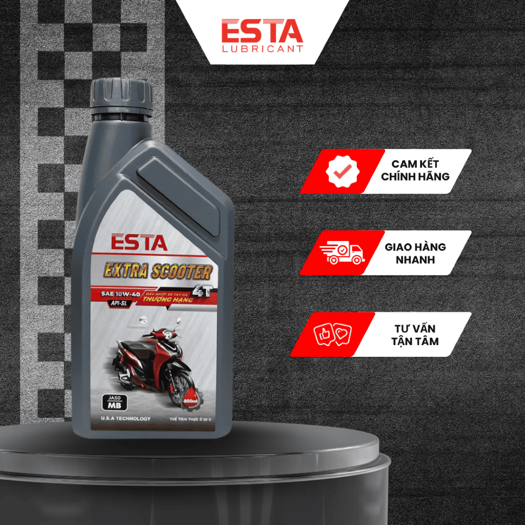 DẦU XE GẮN MÁY ESTA SCOOTER – EXTRA-SCOOTER API SL / SAE 10W40