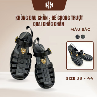 [SALE 7.7 GIẢM 30K] Dép Rọ Nhựa Nguyên Khối Mềm Dẻo Thoáng Khí Chống Trơn Trượt Ôm Chân Chắc Chắn Unisex