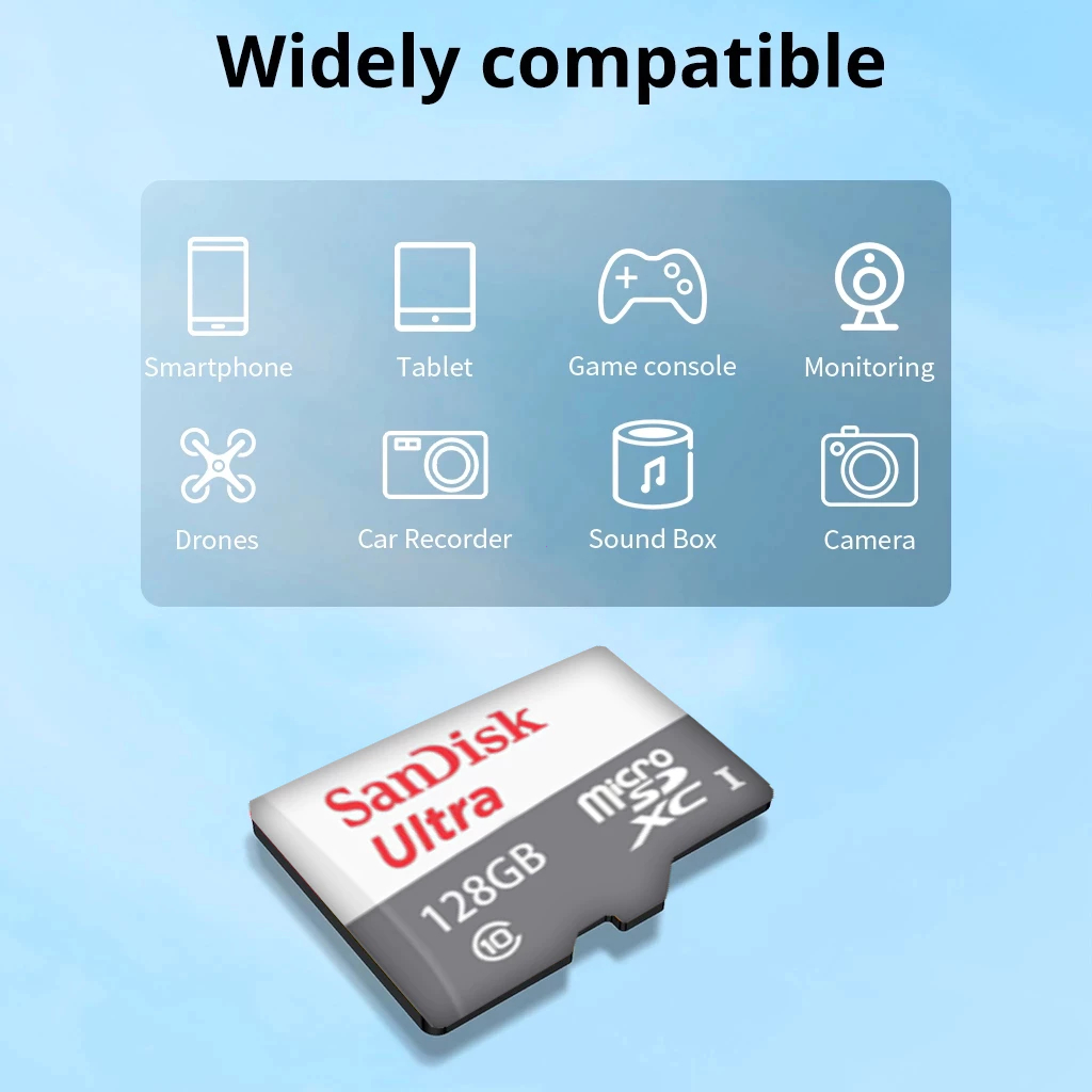 SanDisk Ultra Thẻ nhớ Micro SD 128GB/256GB/512GB/1TB Bảo hành 5 Năm