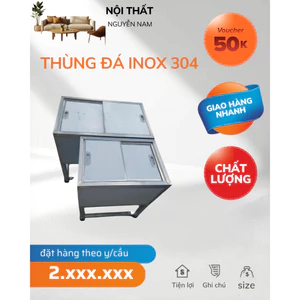 THÙNG ĐÁ INOX 304 CAO CẤP - GIỮ NHIỆT CỰC LÂU, SANG TRỌNG & BỀN BỈ