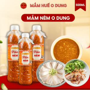 Mắm Nêm Pha Sẵn Chai Xay Nhuyễn Gia Vị Vừa Ăn Tiện Lợi Đặc Sản Huế Mắm Huế O Dung