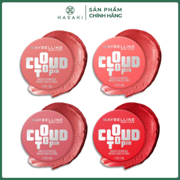 Son Môi & Má Hồng Maybelline Cloudtopia Cheek & Lip Mousse 5g Hasaki Sản Phẩm Chính Hãng