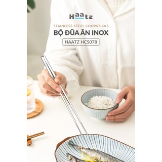 Đũa 5 đôi Haatz HCS078 Inox 316L siêu bền và an toàn