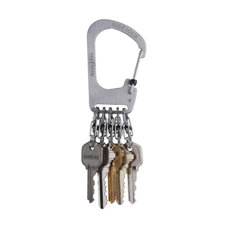 Nite Ize - Móc khóa KCK-11-R3 Keyrack Carabiner - Stanless ( Thép không rỉ )