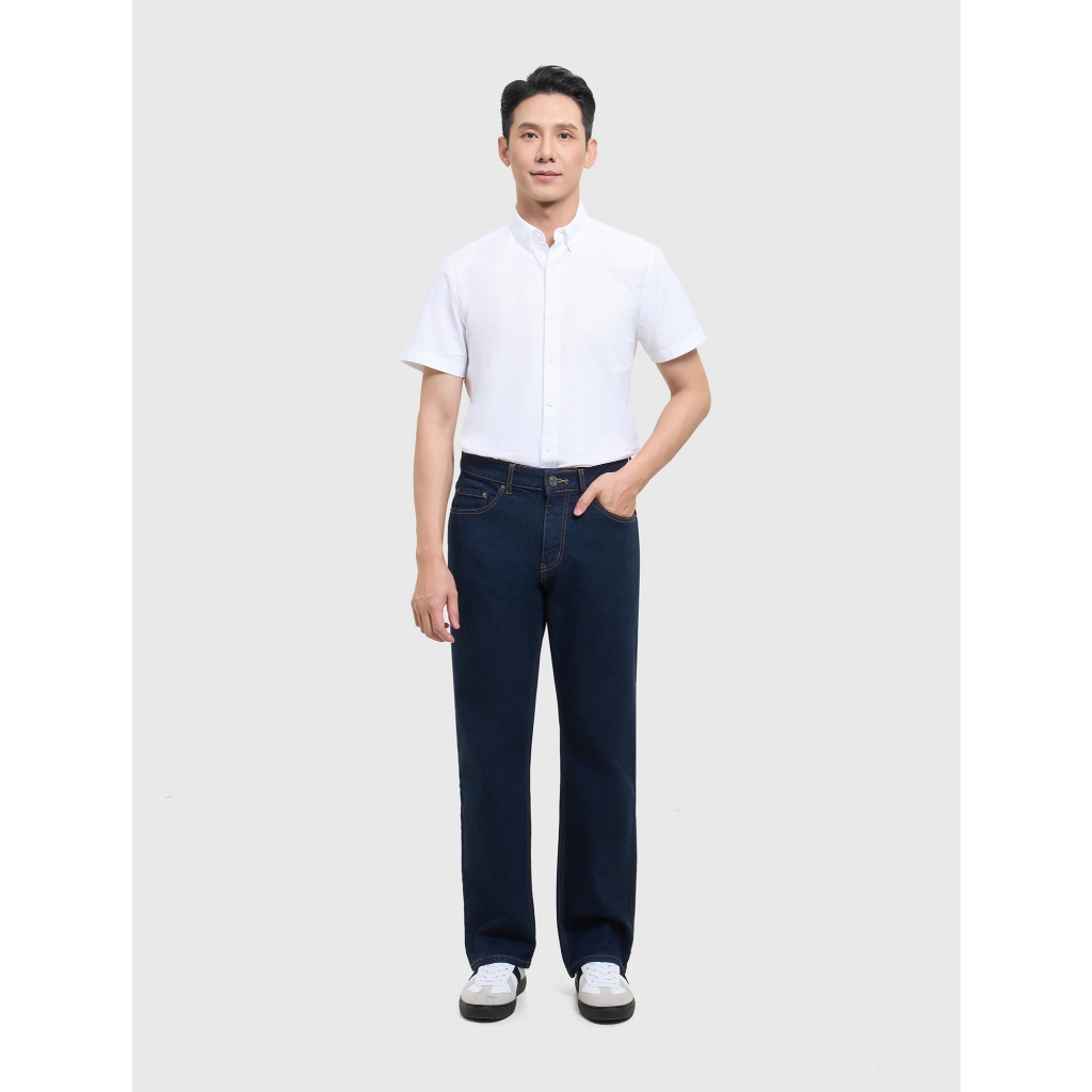 Quần jeans nam CANIFA dáng cơ bản form vừa 8BJ26S001