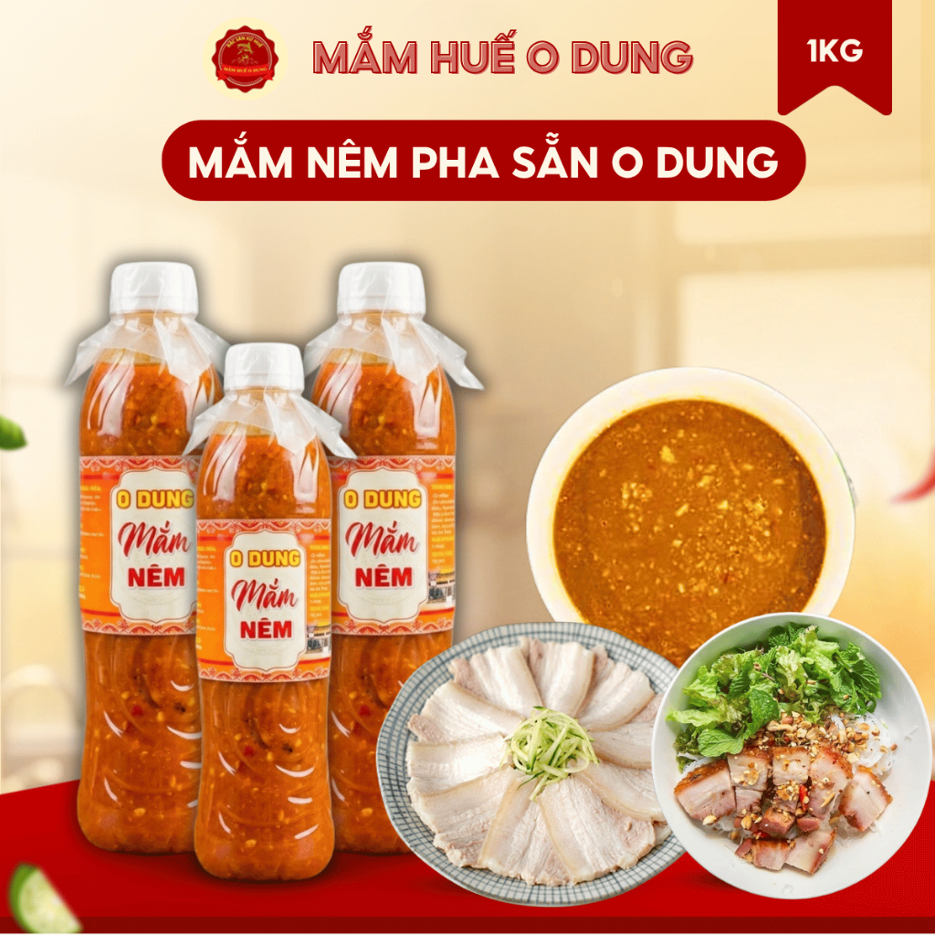 [Combo 2 chai] Mắm Nêm Huế Loại Ngon Pha Sẵn Chuẩn Vị Đặc Sản Huế  Mắm Huế O Dung