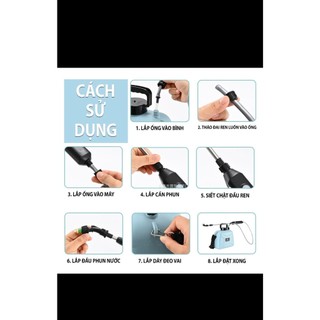 Bình phun cầm tay, cần xịt điện đa năng, phun thuốc, phun côn trùng, tưới cây, chăm sóc cây cảnh....