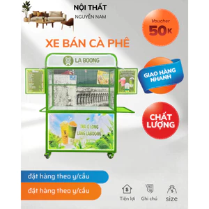 XE BÁN TRÀ SỮA – CÀ PHÊ VỈA HÈ INOX CAO CẤP – GỌN GÀNG, TIỆN LỢI ( nhận đặt hàng theo y/cầu)