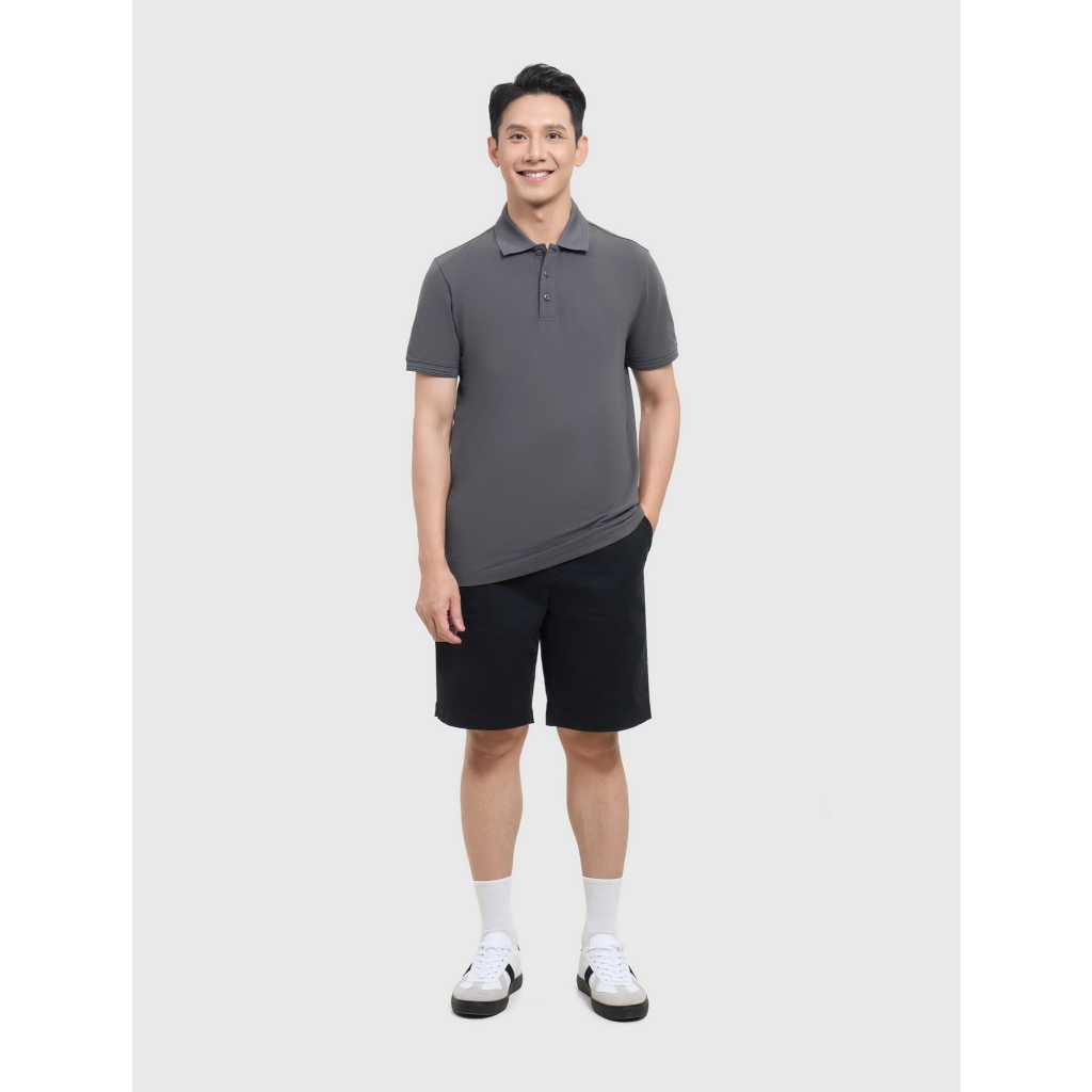 Quần short nam CANIFA dáng basic vải kaki phong cách trẻ trung hiện đại 8BS26S012