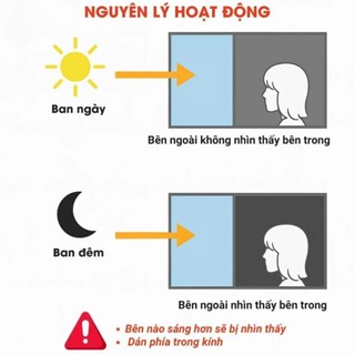 Phim Dán Kính Chống Nắng Cách Nhiệt 45x200cm | Phim Một Chiều Chống UV Cho Không Gian Thư Giãn