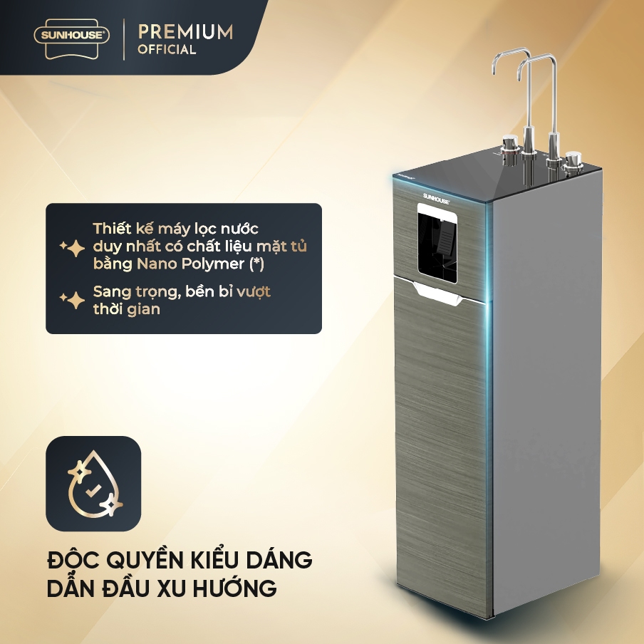 [LẮP ĐẶT TOÀN QUỐC] Máy lọc nước RO UltraX SUNHOUSE 11 lõi SHA76658SH - 4 chế độ nước: Nóng-Lạnh-RO-Gấp đôi Hydrogen