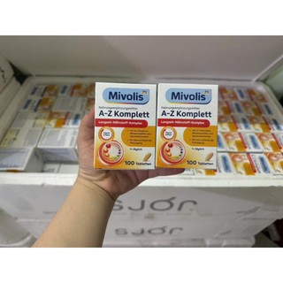 Vitamin Tổng Hợp Mivolis A Z Depot Ab Cho Người Trên 50 Tuổi, 100 Viên - Hàng Đức Chính Hãng