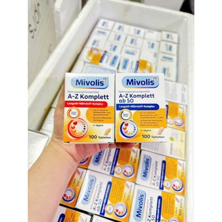 Vitamin Tổng Hợp Mivolis A Z Depot Ab Cho Người Trên 50 Tuổi, 100 Viên - Hàng Đức Chính Hãng