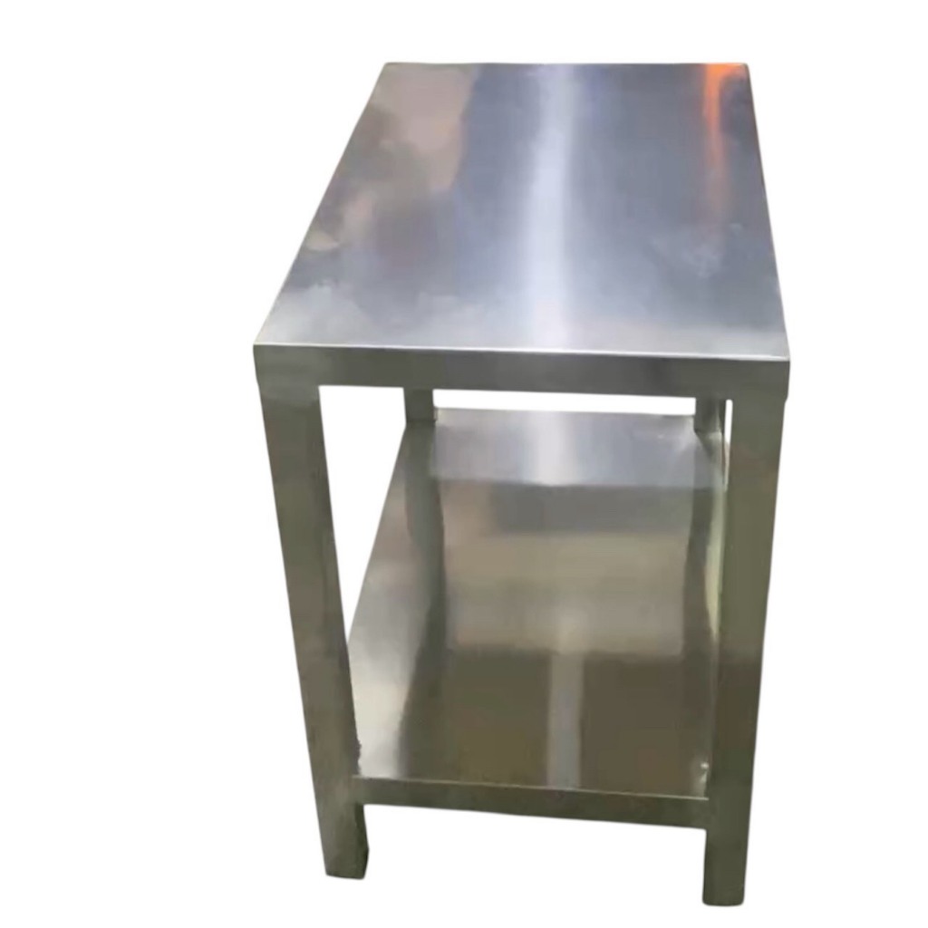Bàn sơ chế inox 2 tầng đủ kích thước sản xuất tại xưởng ( nhận đặt hàng theo y/cầu)