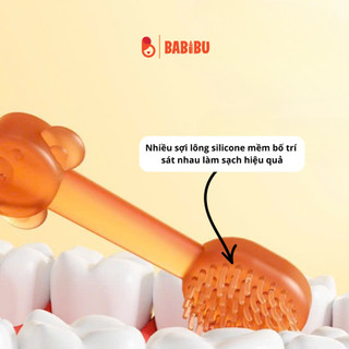 Set rơ lưỡi và bàn chải silicon cao cấp, an toàn cho bé từ 0 tới 18 tháng
