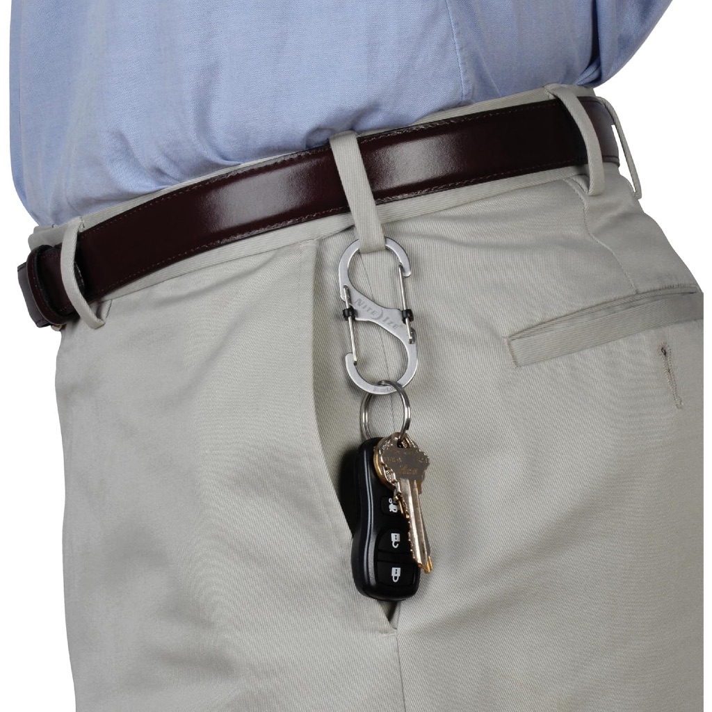 Nite Ize - Móc khóa LSB3-11-R6 - S-Biner Slidelock Size 3 (Thép không gỉ)