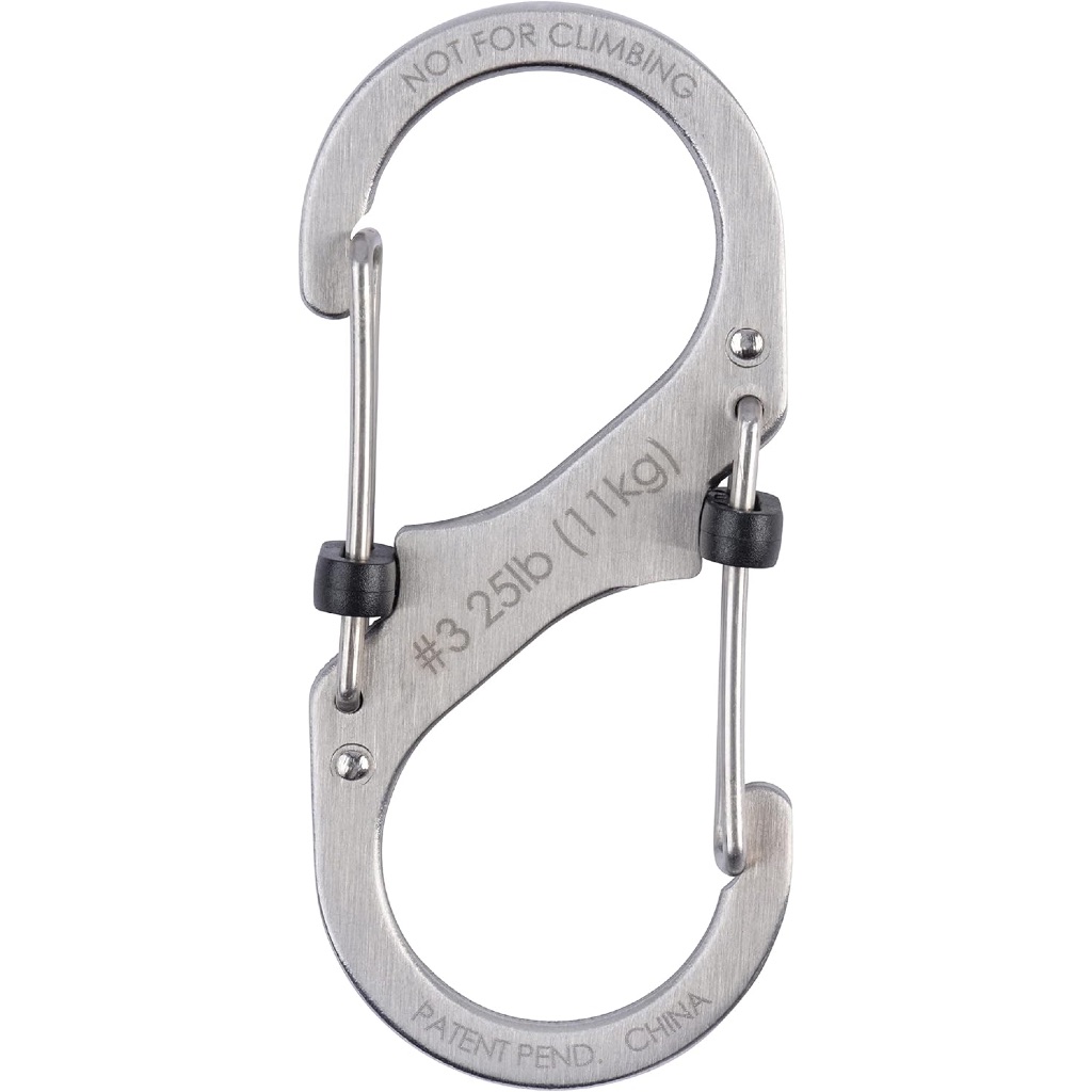 Nite Ize - Móc khóa LSB3-11-R6 - S-Biner Slidelock Size 3 (Thép không gỉ)
