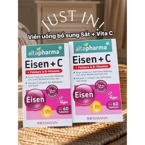 VIÊN SẮT BỔ SUNG SẮT Altapharma Eisen của ĐỨC