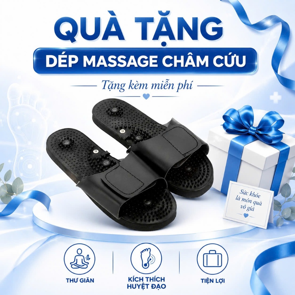 [Quà Tặng Miễn Phí Dép châm cứu Trong Bộ SP] khi khách hàng mua các sản phẩm Qu ạt Sư ởi G ốm Maý Xug Đ i ện Chính Hãng