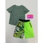 Đồ Bộ Bé Trai Cotton Xuất Khẩu - Bộ Cộc Tay Bé Trai In Mềm Mịn, Thấm Hút Mồ Hôi Cực Tốt