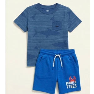Đồ Bộ Bé Trai Cotton Xuất Khẩu - Bộ Cộc Tay Bé Trai In Mềm Mịn, Thấm Hút Mồ Hôi Cực Tốt