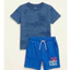 Đồ Bộ Bé Trai Cotton Xuất Khẩu - Bộ Cộc Tay Bé Trai In Mềm Mịn, Thấm Hút Mồ Hôi Cực Tốt