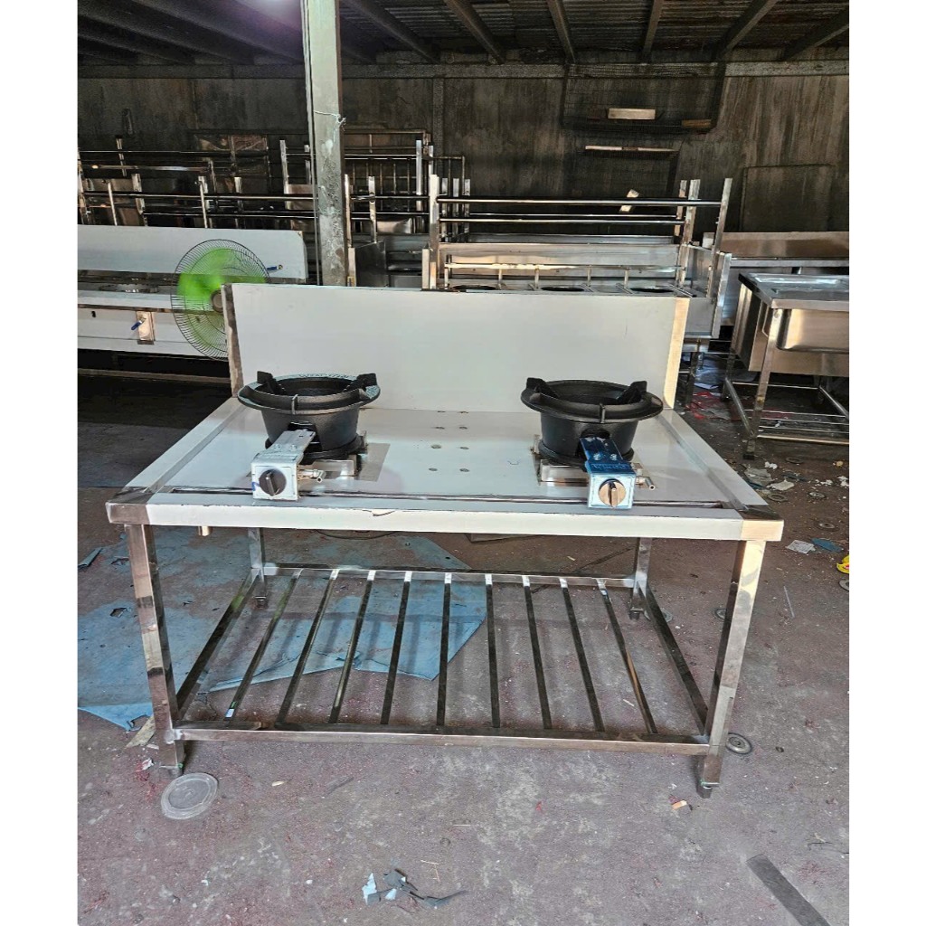 bếp gas Công Nghiệp giá xưởng inox 100% ( nhận đặt hàng theo y/cầu)