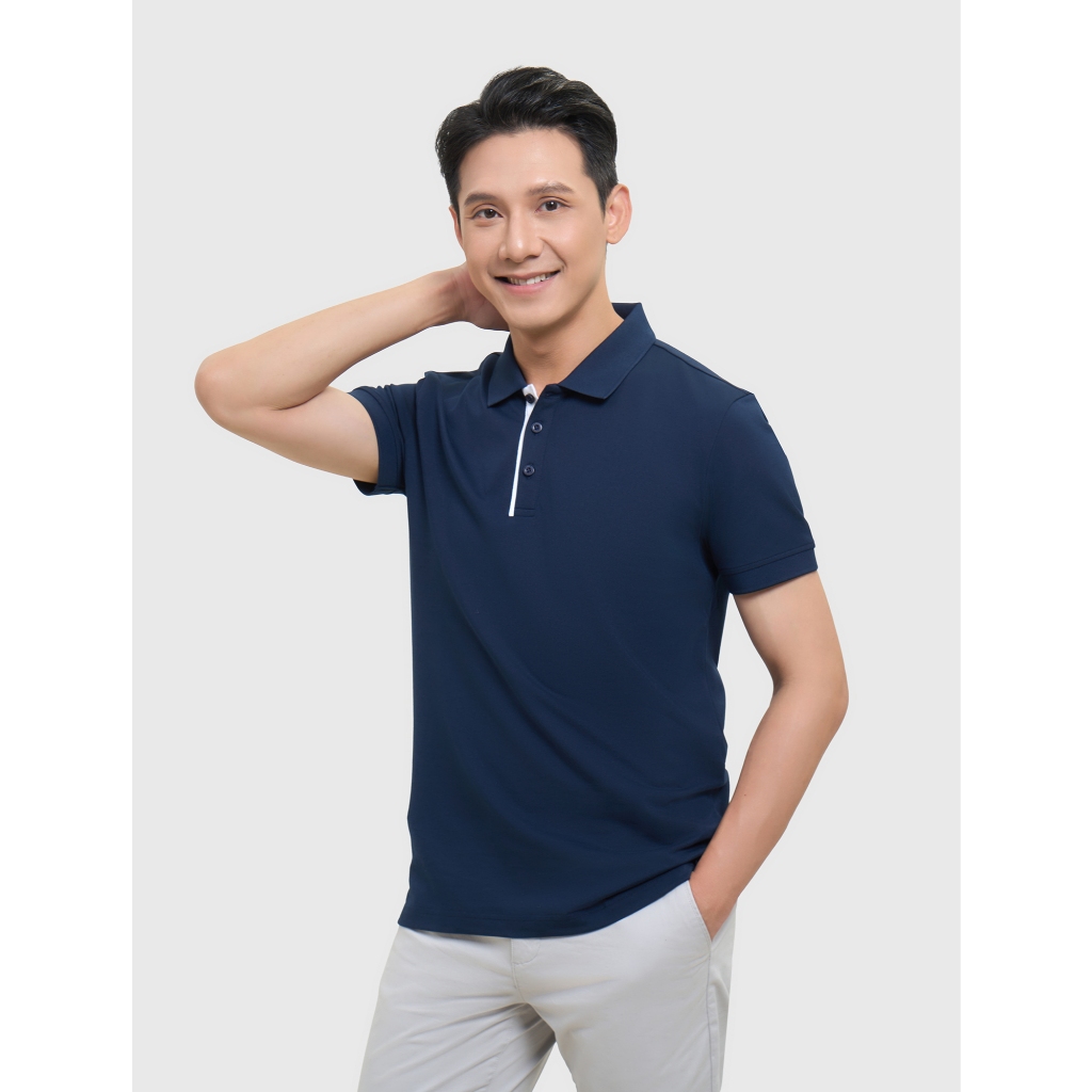 Áo Polo nam CANIFA ngắn tay phom dáng cơ bản mặc đi làm đi chơi 8TP26A003
