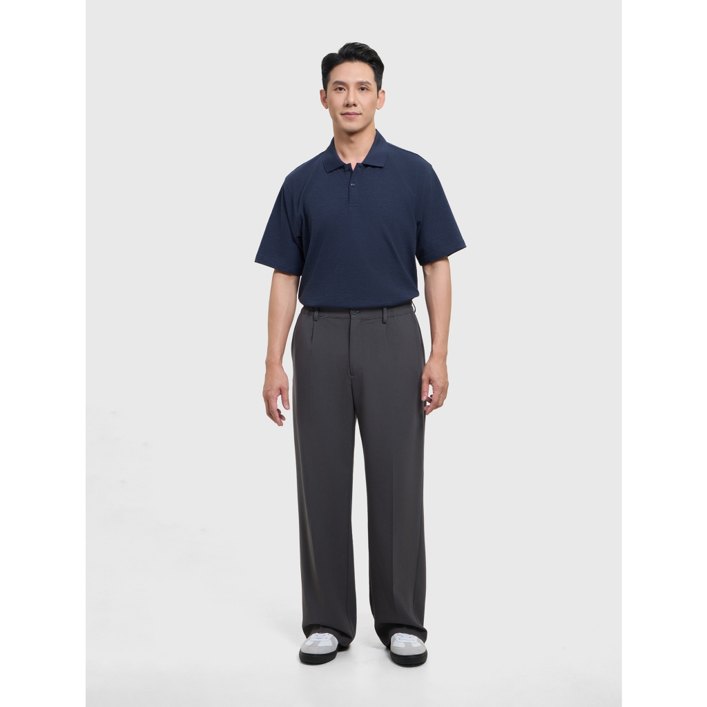 Áo polo nam CANIFA ngắn tay cổ bẻ dáng basic 8TP26C002