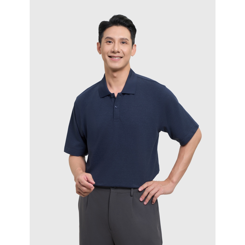 Áo polo nam CANIFA ngắn tay cổ bẻ dáng basic 8TP26C002