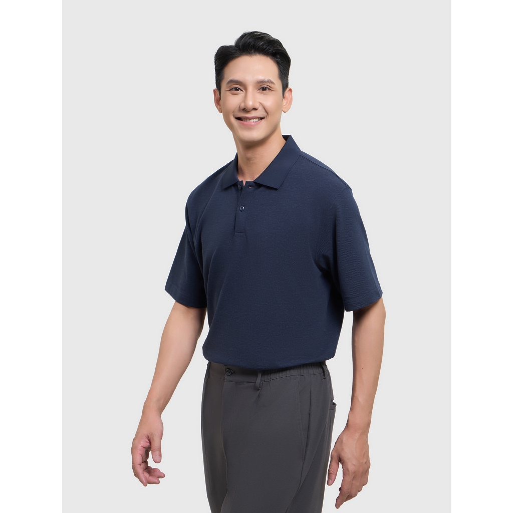 Áo polo nam CANIFA ngắn tay cổ bẻ dáng basic 8TP26C002