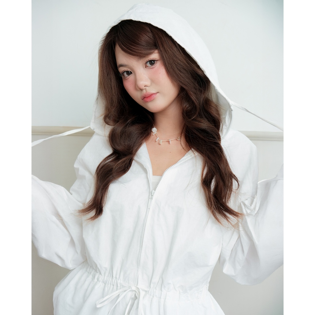 Áo Khoác Nữ OLEG JACKET Cổ Cách Điệu Thắt Nơ Trendy SECODEE