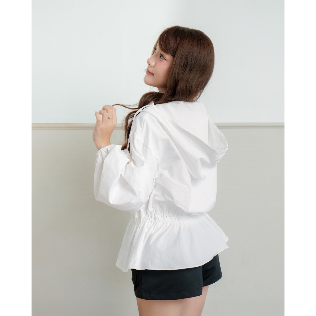 Áo Khoác Nữ OLEG JACKET Cổ Cách Điệu Thắt Nơ Trendy SECODEE