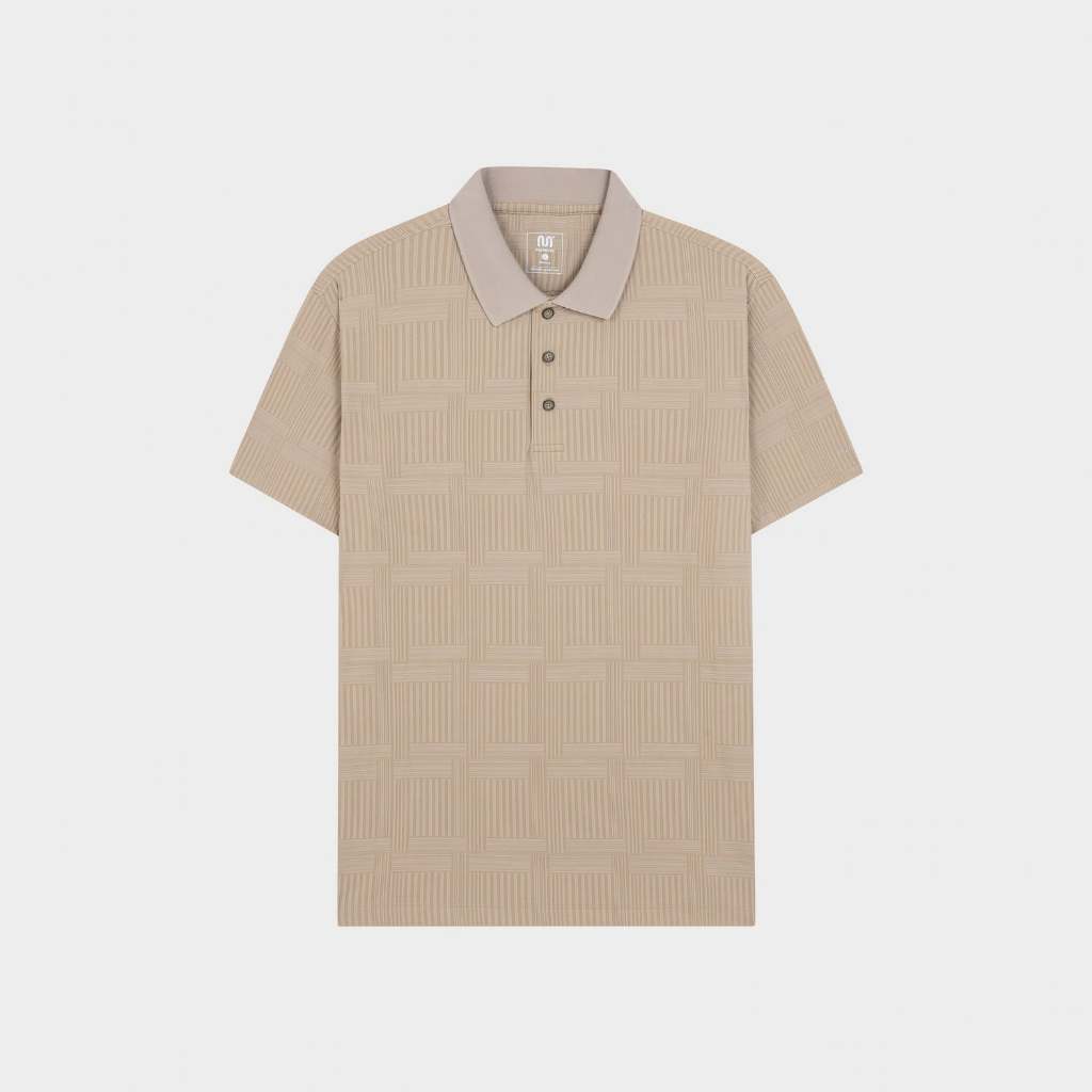 Áo polo nam INSIDEMEN Họa Tiết ngắn tay Regular Fit thoải mái nhẹ nhàng thoáng mát IPS234AS0