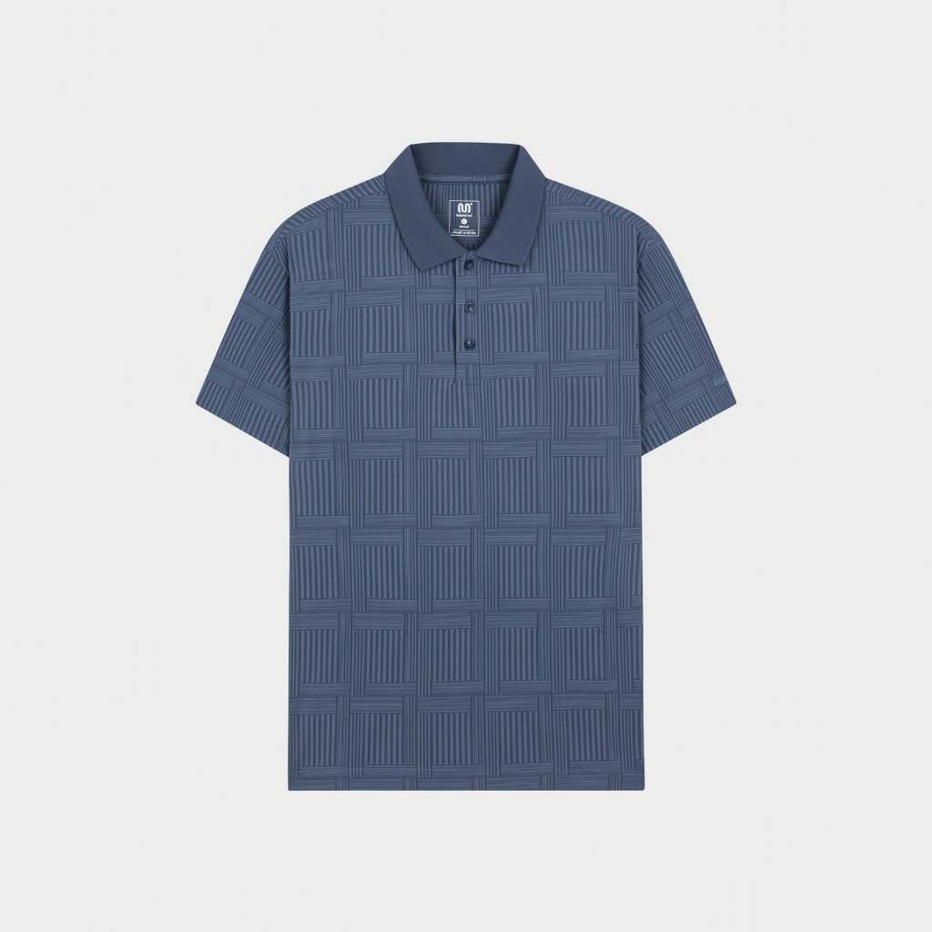 Áo polo nam INSIDEMEN Họa Tiết ngắn tay Regular Fit thoải mái nhẹ nhàng thoáng mát IPS234AS0