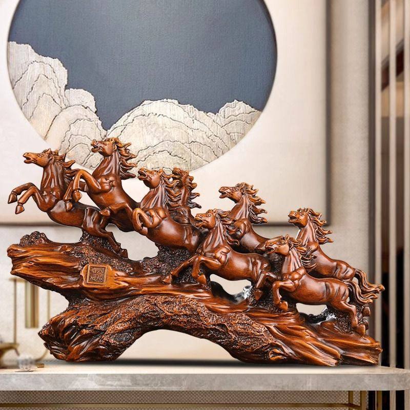 Bộ tượng các mẫu tông màu nâu decor nhà cửa