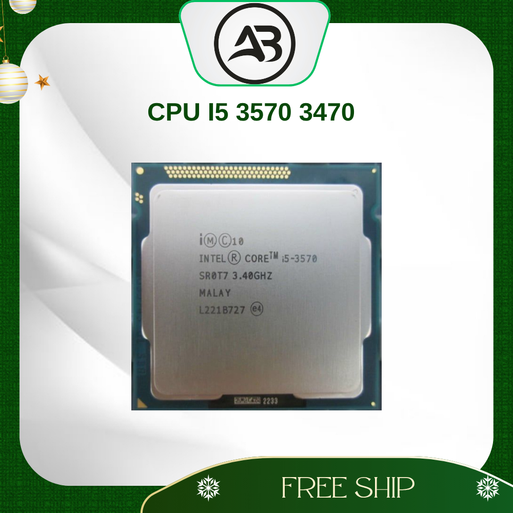 CPU i5 3470 3570 3570K 2400 2500, i7 3770K Các Loại chạy trên main H61 ...