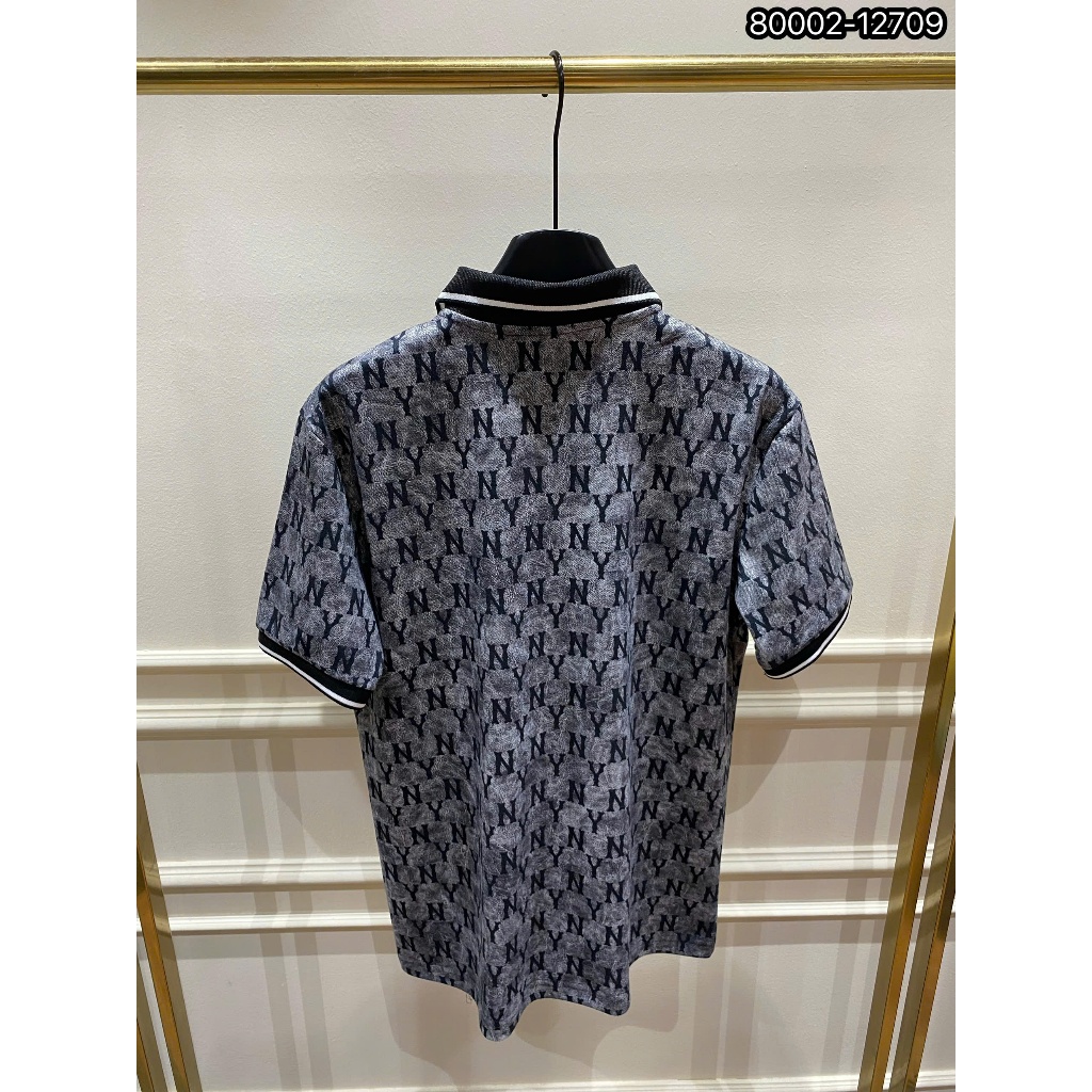 ÁO polo nam cổ tròn họa tiết tay ngắn phong cách trẻ trung chuẩn from
