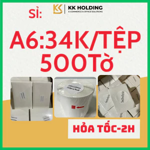 Giấy Decal Nhiệt A6 A7 K76x30m ,CUỘN/TỆP 100x150mm, 75x100mm, 76x30m ,CÓ LỚP KEO, Dán Trà Sữa, Tem Mã Vạch