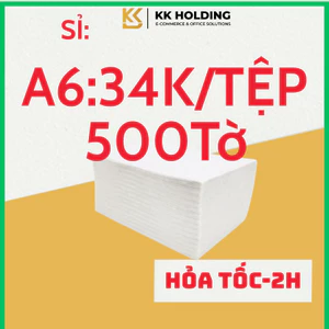 Giấy in nhiệt decal A6 TỆP 100×150mm dạng tệp in tem vận đơn mã vạch decal trắng