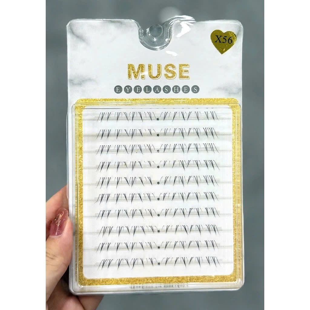 LeeVelvetLashes-MI MUSE- Mi X98-X56- Sợi mi mảnh, tự nhiên – giúp mắt to và rõ nét hơn