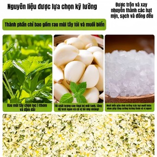 [HOT] Muối Tỏi Ngò Tây Gia Vị Chấm Rau Củ Quả Cho Các Món Salad 150gr Thơm Ngon Không Chất Bảo Quản
