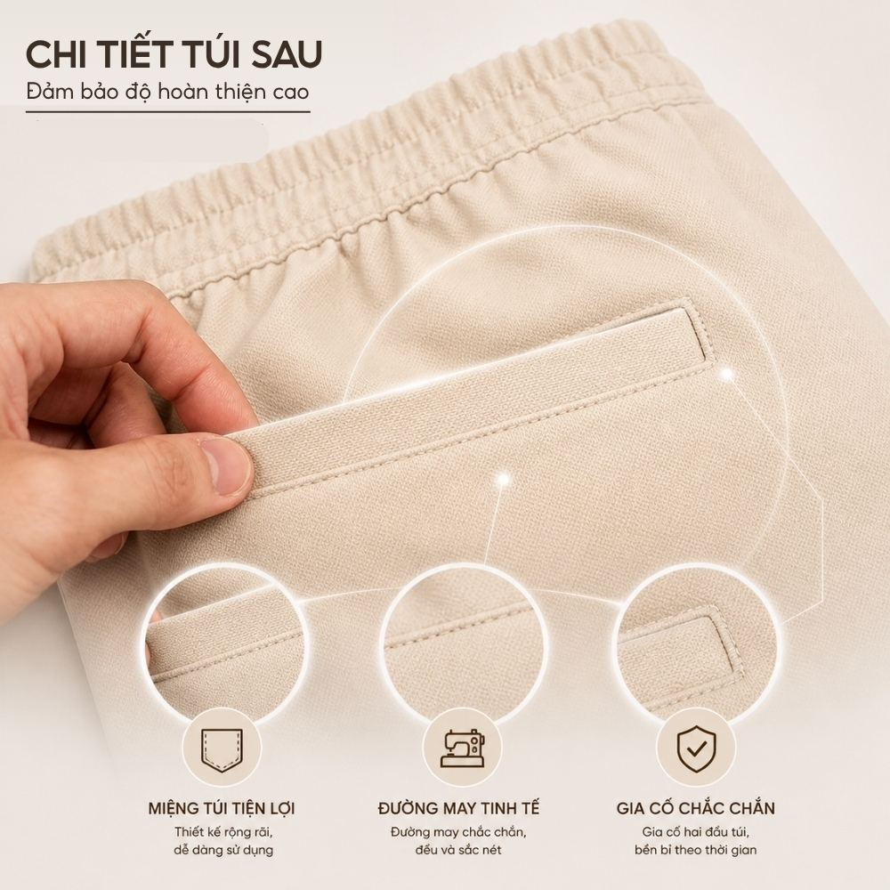 [BẢN NÂNG CẤP 2026] Quần short SCOUT kaki cá sấu, thiết kế túi kép đa năng và dây rút điều chỉnh linh hoạt - FEAER
